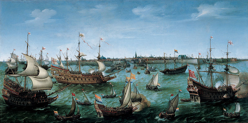 Arrival at Vlissingen of the Elector Palatinate Frederick V